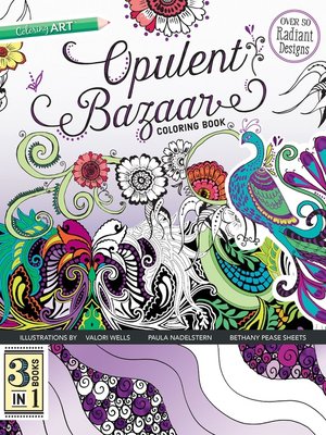 cover image of Opulent Bazaar Coloring Book